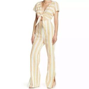 Kendall + Kylie

Women Stripe Print Short Sleeves Jumpsuit